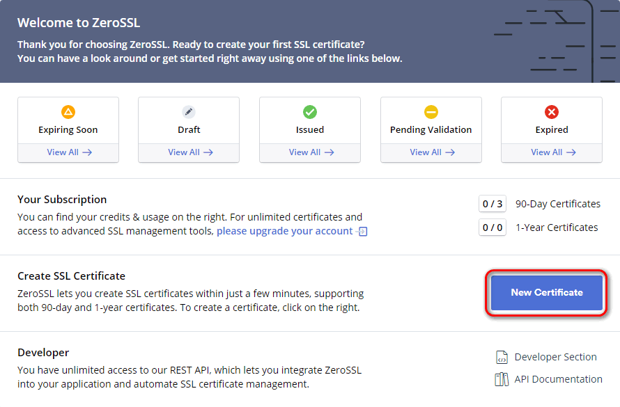Получение SSL 1
