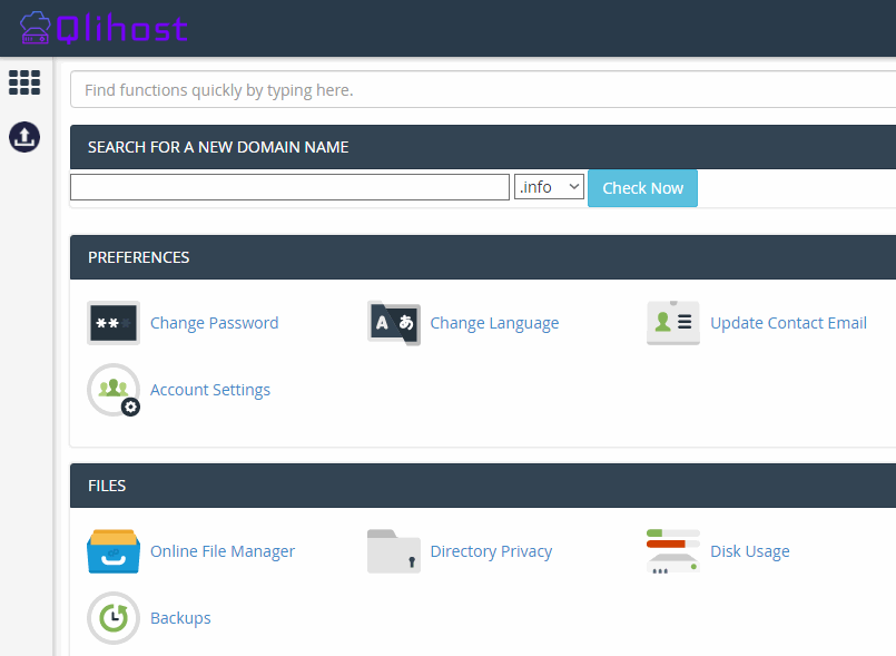 VistaPanel Qlihost