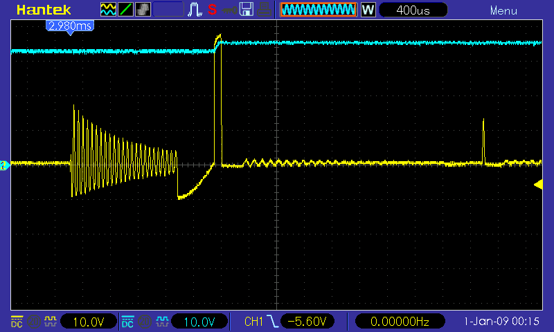 Исследование резонанса осциллограмма 2