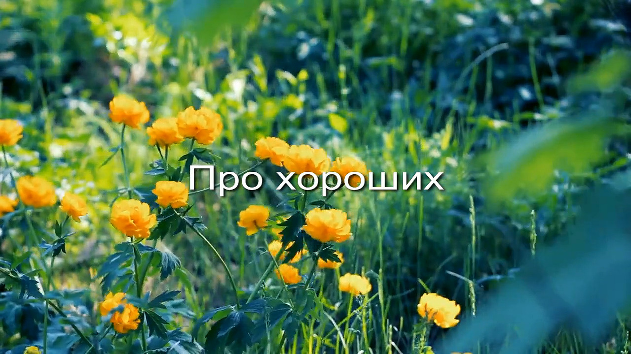 Про хороших заставка