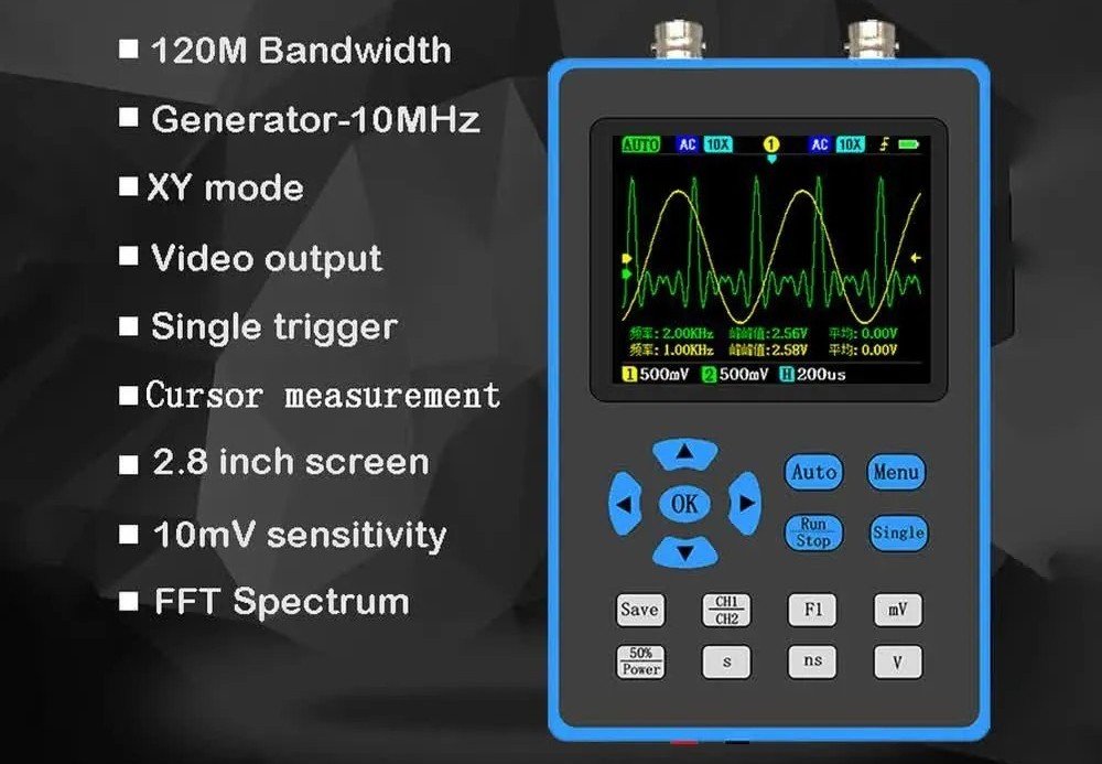 Осциллограф ZEEWEI DSO2512G заставка
